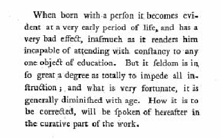 Definiția etiologiei deficitului de atenție în lucrarea din 1798 a lui Dr Alexander Crichton